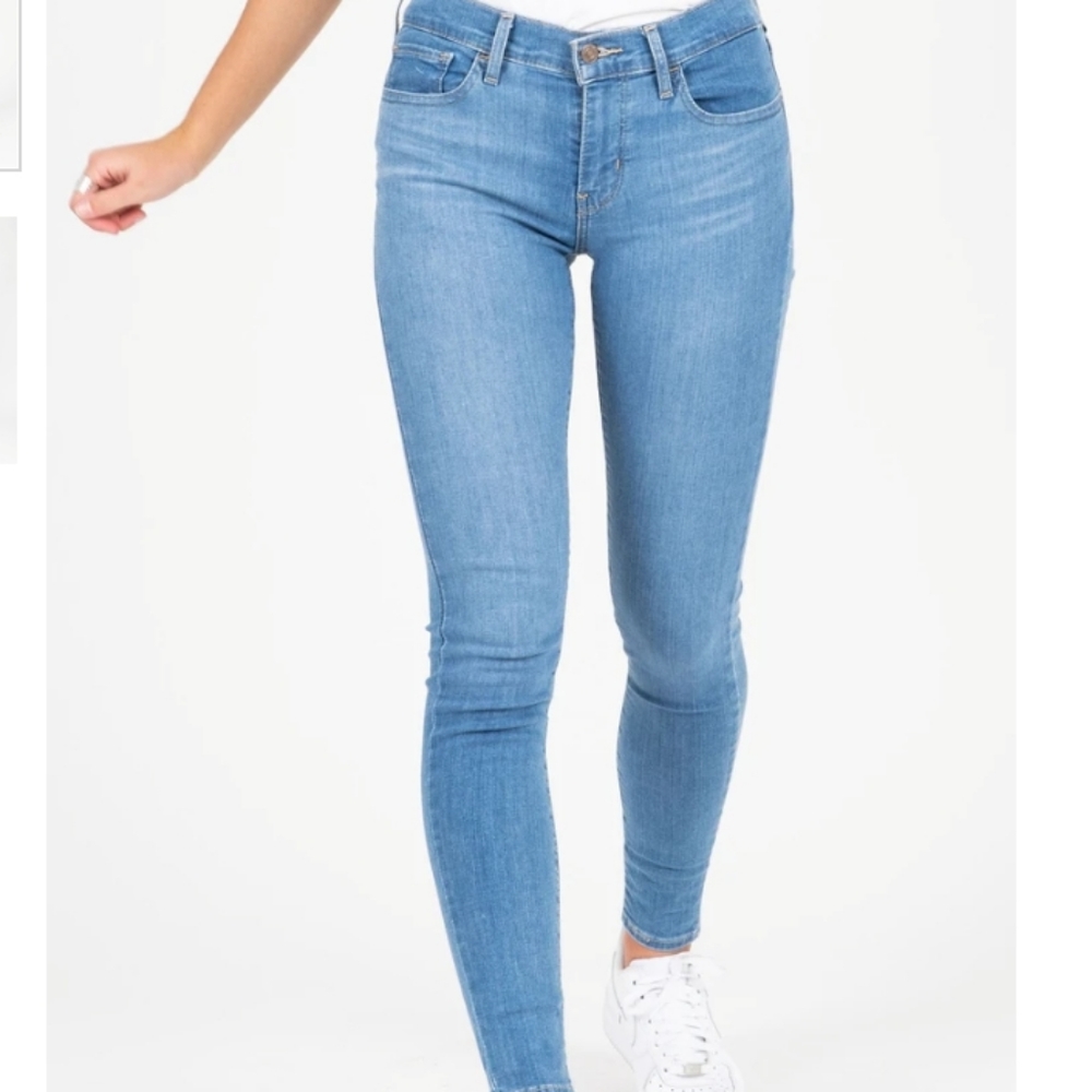 Levi's 710 Super Skinny Mid Rise Jeans